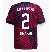 Camisa de Futebol RB Leipzig Mohamed Simakan #2 Equipamento Secundário 2023-24 Manga Curta